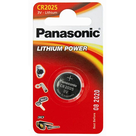 CR2025, Blister*1, Panasonic, CR-2025EL/1B