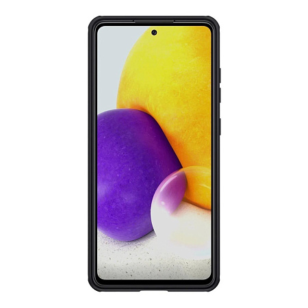 Nillkin Case Carbon Came Shield Pro Samsung A72, Black Nillkin Case Carbon Came Shield Pro Samsung A72, Black
