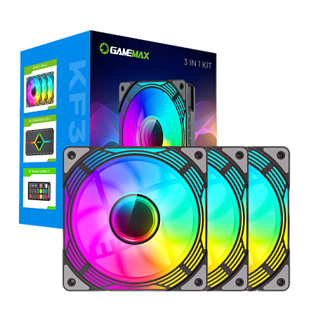 PC Case Fan GAMEMAX FN12A-C8I, 120mm, ARGB, 24 LED, 9 blades, PWM, <31.21dB, 44.35 CFM, 800-1600RPM, PC Case Fan GAMEMAX FN12A-C8I, 120mm, ARGB, 24 LED, 9 blades, PWM, <31.21dB, 44.35 CFM, 800-1600RPM,