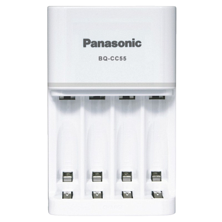 Panasonic "Smart-Quick" Charger 4-pos AA/AAA, BQ-CC55E Panasonic "Smart-Quick" Charger 4-pos AA/AAA, BQ-CC55E