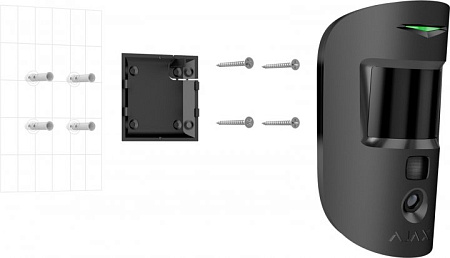 Ajax Wireless Security Motion Detector with Photo "MotionCam", Black Ajax Wireless Security Motion Detector with Photo "MotionCam", Black