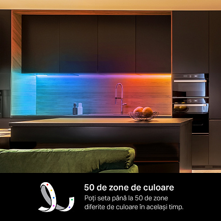 TP-LINK "Tapo L930-10", Smart Wi-Fi LED Dimmable Strip, Multicolor, Multizone+White, 10Meters,2000lm TP-LINK "Tapo L930-10", Smart Wi-Fi LED Dimmable Strip, Multicolor, Multizone+White, 10Meters,2000lm