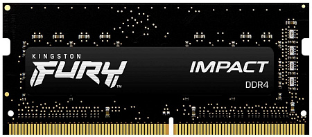 Оперативная память Kingston FURY Impact, DDR4 SDRAM, 3200 МГц, 8Гб, KF432S20IB/8