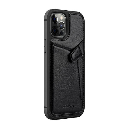 Nillkin Case Leather Aoge iPhone 12 Pro Max, Black Nillkin Case Leather Aoge iPhone 12 Pro Max, Black
