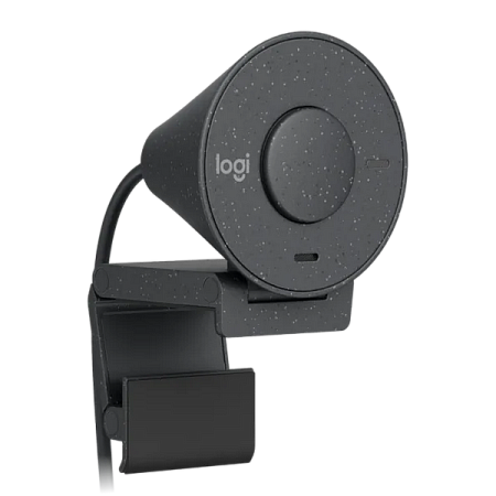 Camera Logitech BRIO 300, 1080p/30fps, FoV 70°, 2MP, Fixed Focus, Shutter, 1.5m, Type C, Graphite Camera Logitech BRIO 300, 1080p/30fps, FoV 70°, 2MP, Fixed Focus, Shutter, 1.5m, Type C, Graphite