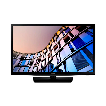 24" LED SMART Телевизор Samsung UE24N4500AUXUA, 1366x768 HD, Tizen, Чёрный