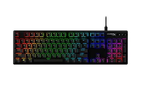 Клавиатура HyperX Alloy Origins PBT, Проводное, Чёрный Клавиатура HyperX Alloy Origins PBT, Проводное, Чёрный