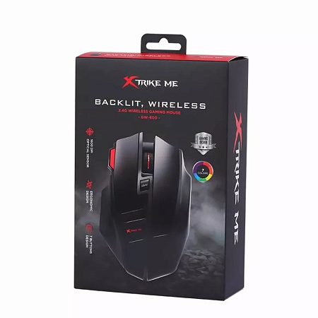 Xtrike Me Mouse Gaming GW-600 Wireless Xtrike Me Mouse Gaming GW-600 Wireless