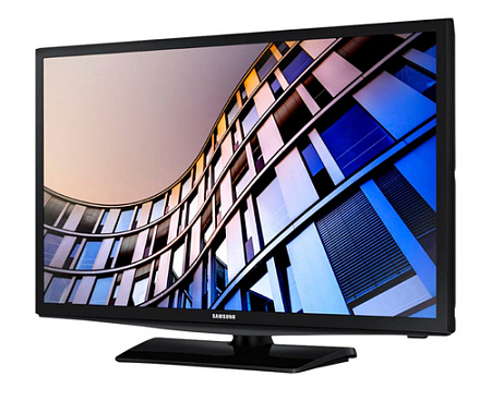 24" LED SMART Телевизор Samsung UE24N4500AUXUA, 1366x768 HD, Tizen, Чёрный