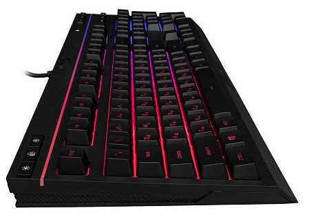 Gaming Keyboard HyperX Alloy Core RGB, Membrane, Media Control, Solid frame, 5 Zones RGB, Spill resi Gaming Keyboard HyperX Alloy Core RGB, Membrane, Media Control, Solid frame, 5 Zones RGB, Spill resi