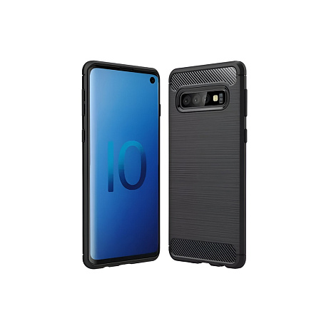 Helmet Case Carbon Shockproof Samsung S10E, Black Helmet Case Carbon Shockproof Samsung S10E, Black