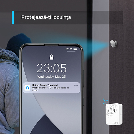 TP-Link Wireless Smart Motion Sensor "Tapo T100", White TP-Link Wireless Smart Motion Sensor "Tapo T100", White