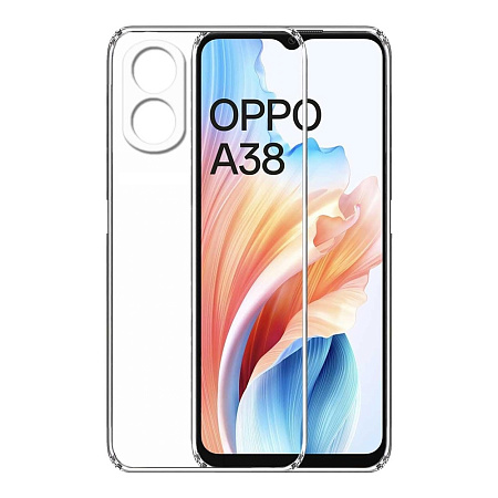 Helmet Case TPU Soft Oppo A38, Clear Helmet Case TPU Soft Oppo A38, Clear
