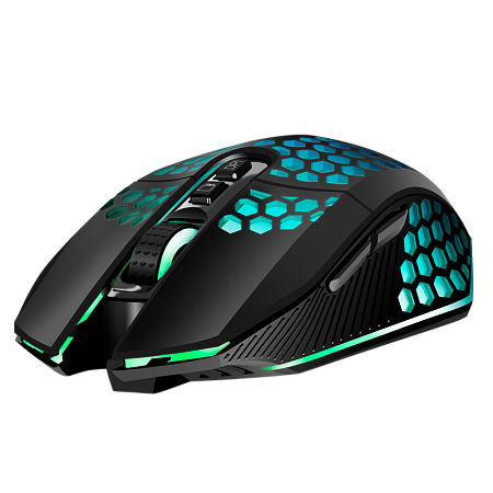 Gaming Wireless Mouse SVEN RX-G940W, 800-3600 dpi, 7 buttons, 98g., Ambidextrous, Silent, RGB, 600mA