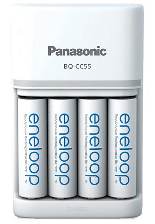 Panasonic "Smart-Quick" Charger 4-pos AA/AAA + 4AA 2000mAh, K-KJ55MCD40E Panasonic "Smart-Quick" Charger 4-pos AA/AAA + 4AA 2000mAh, K-KJ55MCD40E