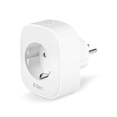 ttec Smart Plug Prizi 16A WiFi with Current Protection, White ttec Smart Plug Prizi 16A WiFi with Current Protection, White