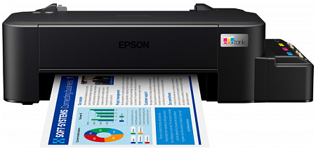 Струйный принтер Epson L121, A4, Чёрный