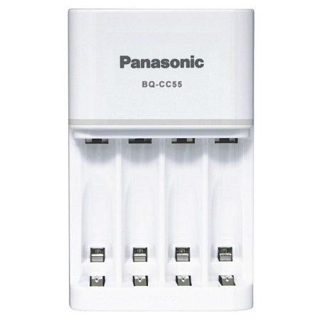 Panasonic "Smart-Quick" Charger 4-pos AA/AAA, BQ-CC55E Panasonic "Smart-Quick" Charger 4-pos AA/AAA, BQ-CC55E