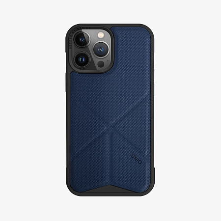 Uniq Case Hybrid Magclick Charging Transforma for iPhone 15 Pro, Blue Uniq Case Hybrid Magclick Charging Transforma for iPhone 15 Pro, Blue