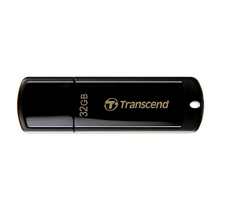  32GB USB2.0 Flash Drive Transcend "JetFlash  350", Black, Classic Cap (R/W:18/8MB/s)