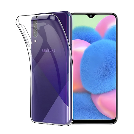 Helmet Case TPU Soft Samsung A30S, Clear Helmet Case TPU Soft Samsung A30S, Clear
