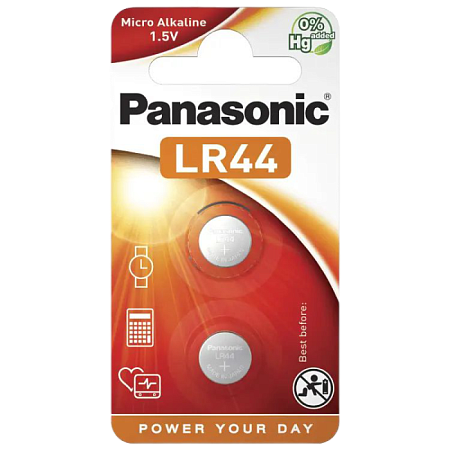LR44 Panasonic "CELL power" Blister*6, LR-44EL/6B LR44 Panasonic "CELL power" Blister*6, LR-44EL/6B