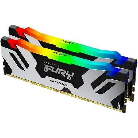 Оперативная память Kingston FURY Renegade RGB, DDR5 SDRAM, 8000 МГц, 32 Гб, KF580C38RSAK2-32 Оперативная память Kingston FURY Renegade RGB, DDR5 SDRAM, 8000 МГц, 32 Гб, KF580C38RSAK2-32