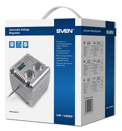Стабилизатор напряжения SVEN VR-V600