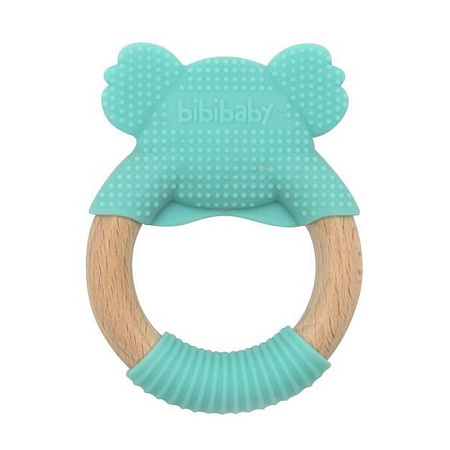 Bibipals Teething Ring Koala, Mint and Charcoal Bibipals Teething Ring Koala, Mint and Charcoal