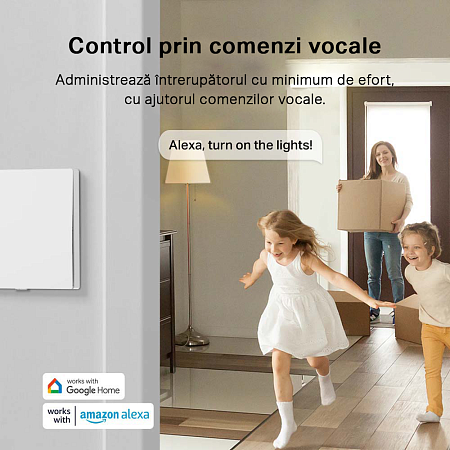 TP-Link Wireless Smart Light Switch "Tapo S210", White, 1-Gang TP-Link Wireless Smart Light Switch "Tapo S210", White, 1-Gang