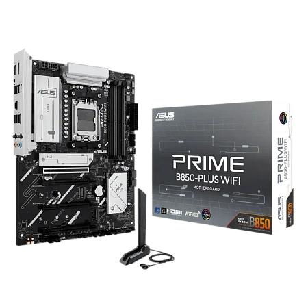 Материнская плата ASUS PRIME B850-PLUS WIFI, AMD B850, ATX Материнская плата ASUS PRIME B850-PLUS WIFI, AMD B850, ATX