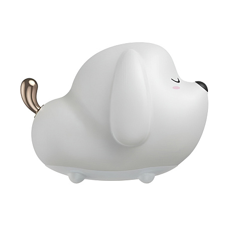 Baseus Cute Series Doggie Silicone Night Light, White Baseus Cute Series Doggie Silicone Night Light, White