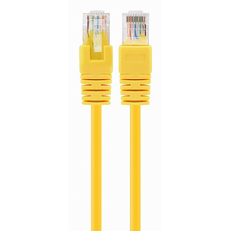 0.5m, Patch Cord Yellow, PP12-0.5M/Y, Cat.5E, Cablexpert, molded strain relief 50u" plugs 0.5m, Patch Cord Yellow, PP12-0.5M/Y, Cat.5E, Cablexpert, molded strain relief 50u" plugs