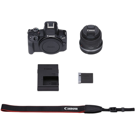 DC Canon EOS R50  Black & RF-S 18-45mm f/4.5-6.3 IS STM KIT