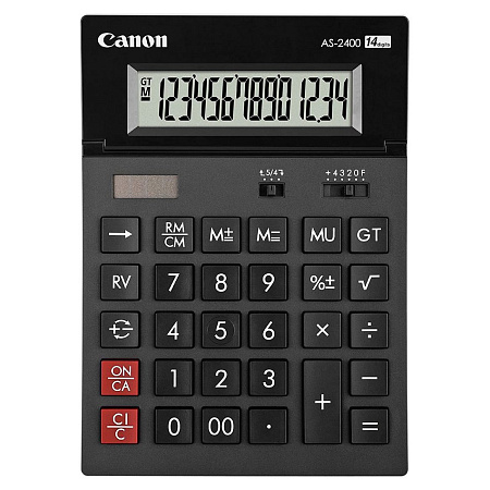 Калькулятор Canon AS-2400, Черный
