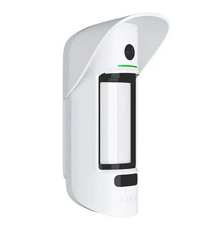 Ajax Outdoor Wireless Security Motion Detector "MotionCam Outdoor", White, Photo Ajax Outdoor Wireless Security Motion Detector "MotionCam Outdoor", White, Photo