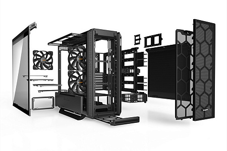 Case ATX be quiet! Silent Base 802, w/o PSU, 3x140mm, Fan controller, Iinsulation mats, TG, DF, 2xUS