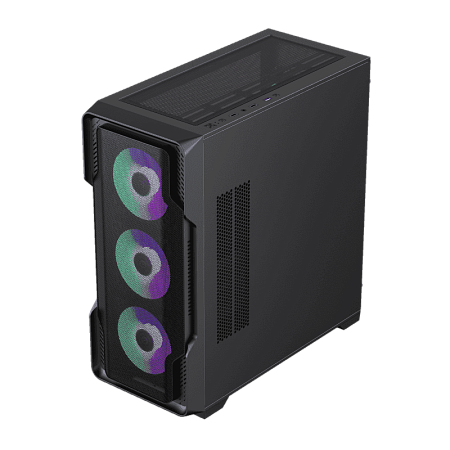 Case EATX GAMEMAX Siege, w/o PSU, 0.6mm, 4x120mm ARGB, ARGB Hub, Tempered Glas, Front Mesh, DF, 1xUS