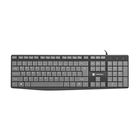 Natec Keyboard Nautilus Slim, US Layout Natec Keyboard Nautilus Slim, US Layout