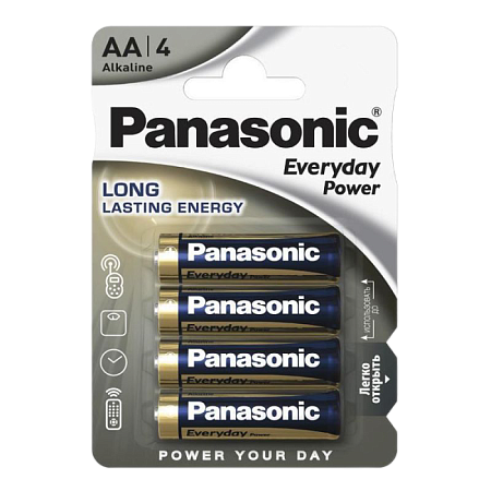 Panasonic "EVERYDAY Power" AA Blister *4, Alkaline, LR6REE/4BP Panasonic "EVERYDAY Power" AA Blister *4, Alkaline, LR6REE/4BP