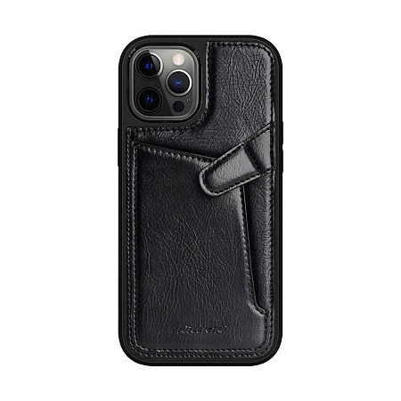 Nillkin Case Leather Aoge iPhone 12 Pro Max, Black Nillkin Case Leather Aoge iPhone 12 Pro Max, Black