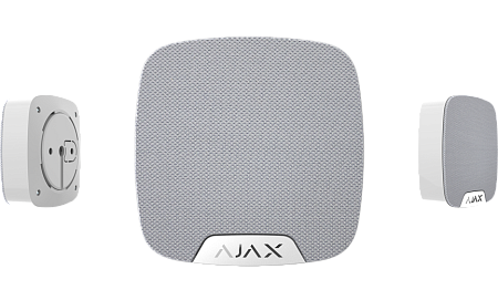 Ajax Wireless Security Siren "HomeSiren", White, 81-105bB Ajax Wireless Security Siren "HomeSiren", White, 81-105bB