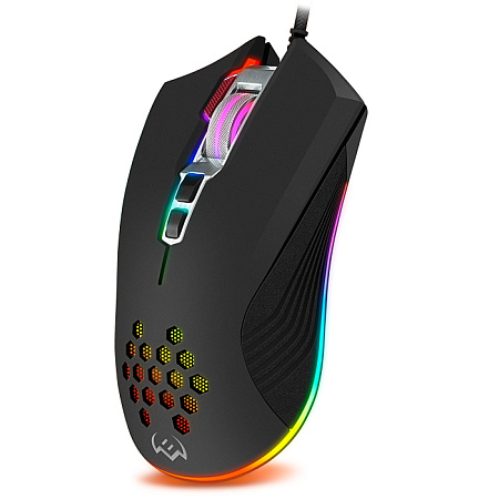 Gaming Mouse SVEN RX-G850, 500-6400 dpi, 8 buttons, 166g., Ambidextrous, Programmable, Built-in memo Gaming Mouse SVEN RX-G850, 500-6400 dpi, 8 buttons, 166g., Ambidextrous, Programmable, Built-in memo