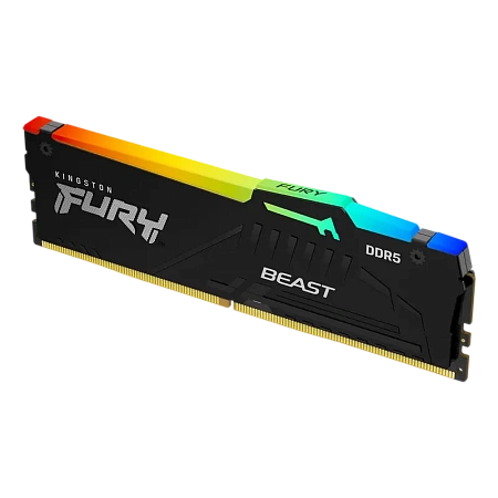 Оперативная память Kingston FURY Beast RGB, DDR5 SDRAM, 6000 МГц, 8 ГБ, KF560C36BBEA-8 Оперативная память Kingston FURY Beast RGB, DDR5 SDRAM, 6000 МГц, 8 ГБ, KF560C36BBEA-8