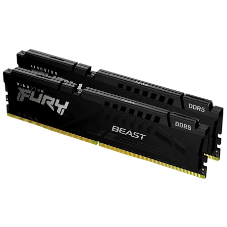 Оперативная память Kingston FURY Beast, DDR5 SDRAM, 6000 МГц, 64Гб, KF560C36BBEK2-64 Оперативная память Kingston FURY Beast, DDR5 SDRAM, 6000 МГц, 64Гб, KF560C36BBEK2-64