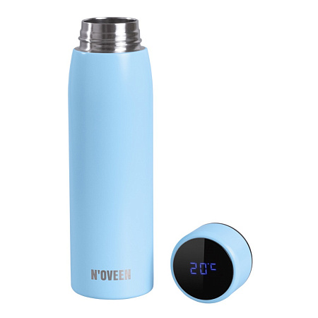 NOVEEN Thermos LED TB2217 380 ML, Light Blue Mat NOVEEN Thermos LED TB2217 380 ML, Light Blue Mat