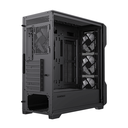 Case EATX GAMEMAX Siege, w/o PSU, 0.6mm, 4x120mm ARGB, ARGB Hub, Tempered Glas, Front Mesh, DF, 1xUS