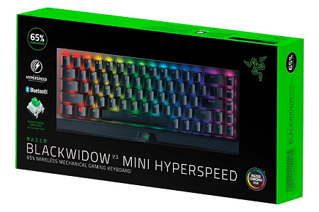 Gaming Wireless Keyboard Razer BlackWidow V3 Mini, Mechanical, 65% Form Factor, Tactile SW, Black Ke Gaming Wireless Keyboard Razer BlackWidow V3 Mini, Mechanical, 65% Form Factor, Tactile SW, Black Ke