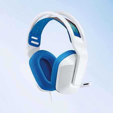Gaming Headset Logitech G335, 40mm drivers, 20-20kHz, 36 Ohm, 87.5dB, 240g. On-ear volume control, F